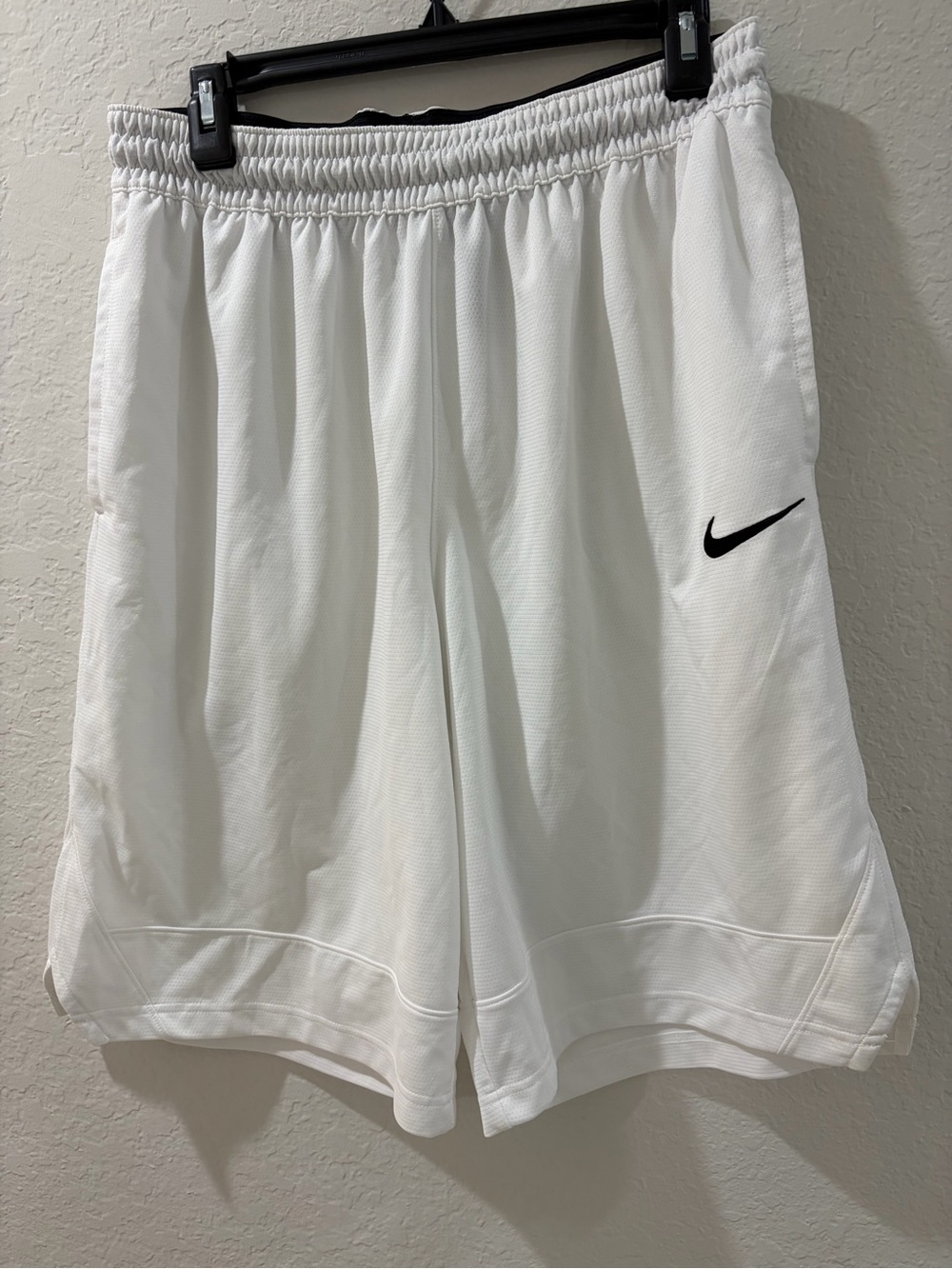 Nike White Athletic Shorts